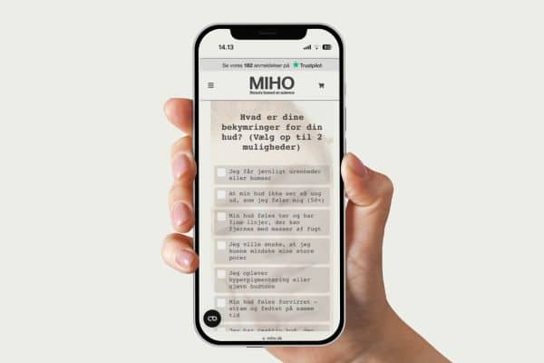 Prøv MIHOs hudtest