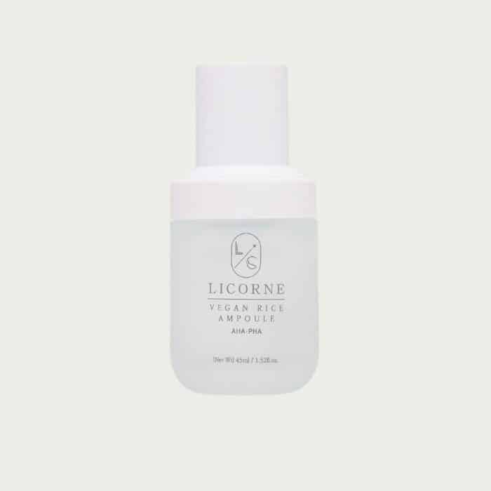 Serum med risekstrakt, AHA og PHA, der virker fugtende, lysnende, udjævner pigmentforandringer, eksfolierer døde hudceller og fjerner hudorme fra tilstoppede porer. Giver den eftertragtede K-beauty glassskin glow