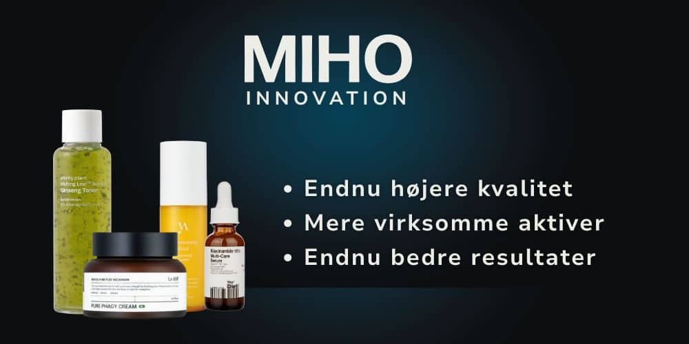 MIHO INOVATION er næste generation af hudpleje.