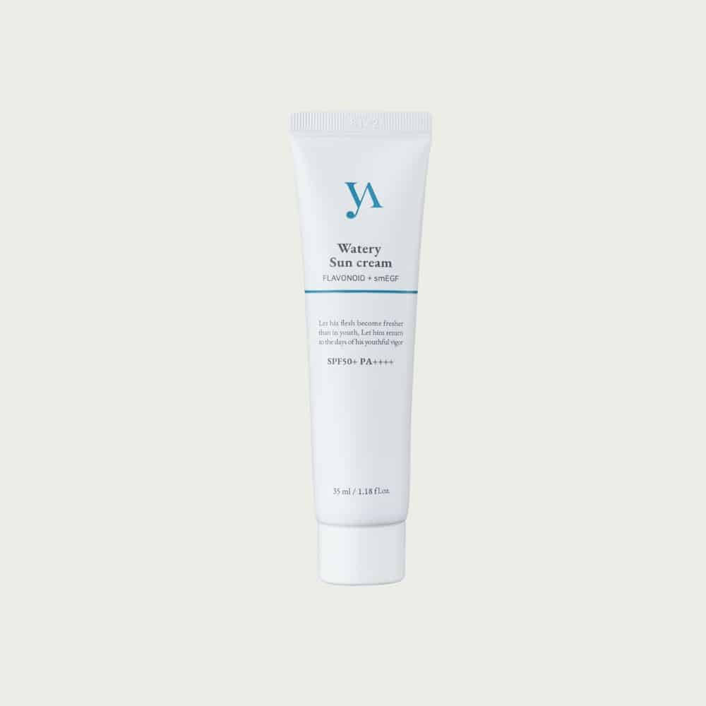 SPF50 solcreme med EGF og antioxidanter. Bredspektret UVB og UVA beskyttelse. Mod til moden hud eller sart hud eller til hud med soleksem eller psoriasis