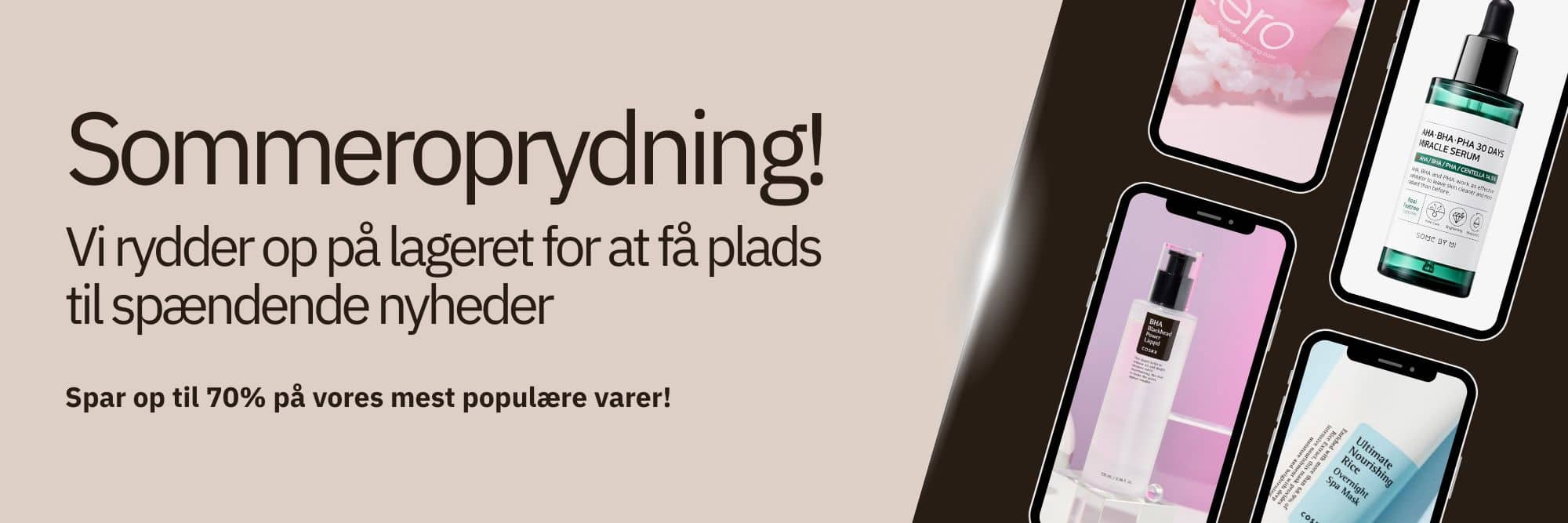 MIHO rydder op på lageret - spar op til 70%